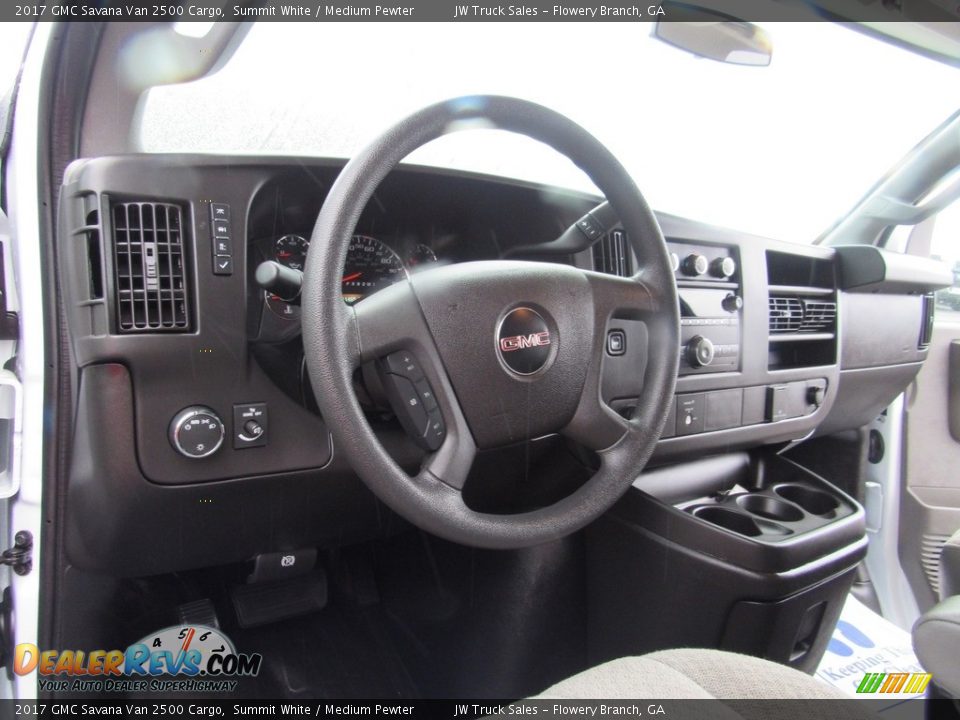 2017 GMC Savana Van 2500 Cargo Summit White / Medium Pewter Photo #27