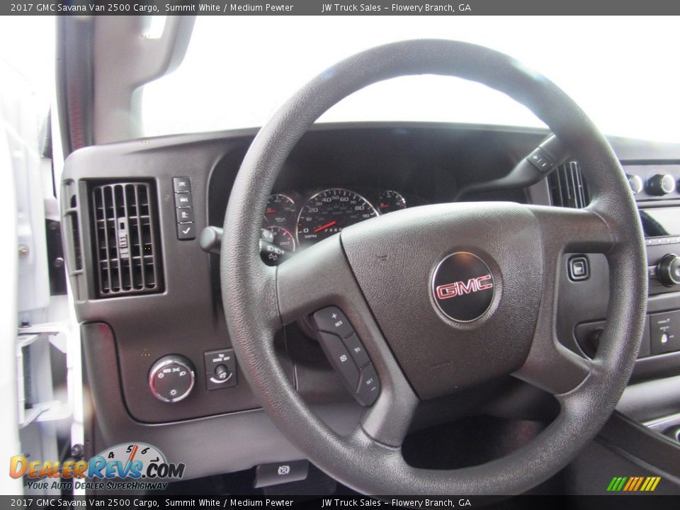 2017 GMC Savana Van 2500 Cargo Summit White / Medium Pewter Photo #28