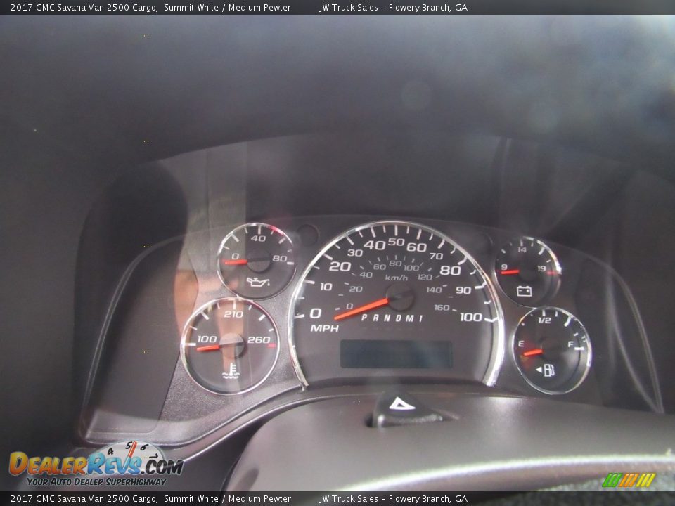 2017 GMC Savana Van 2500 Cargo Summit White / Medium Pewter Photo #29