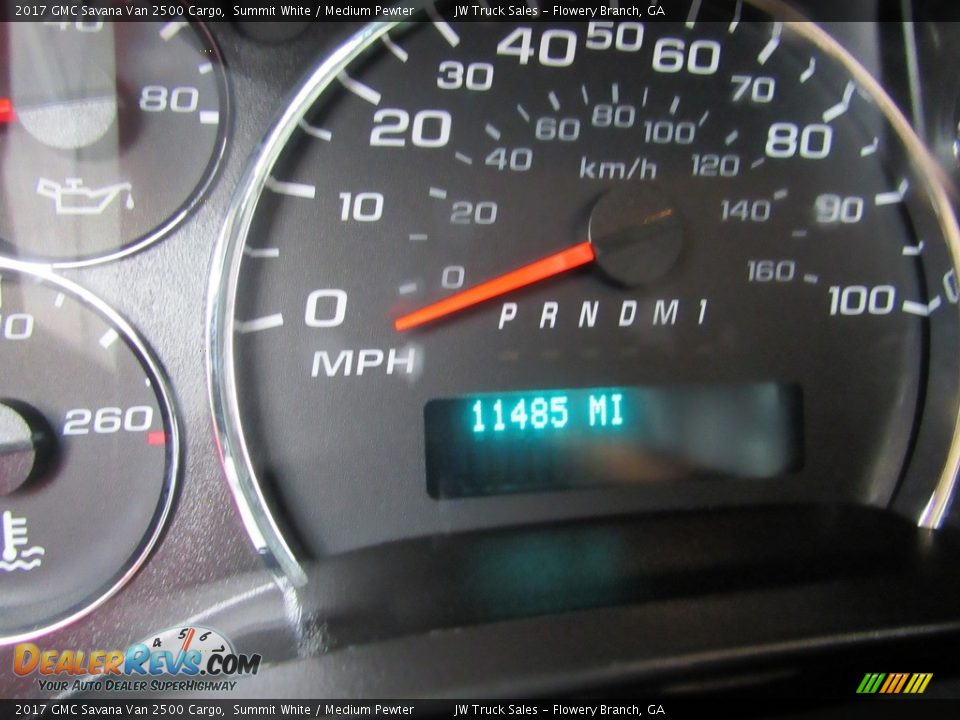 2017 GMC Savana Van 2500 Cargo Summit White / Medium Pewter Photo #30