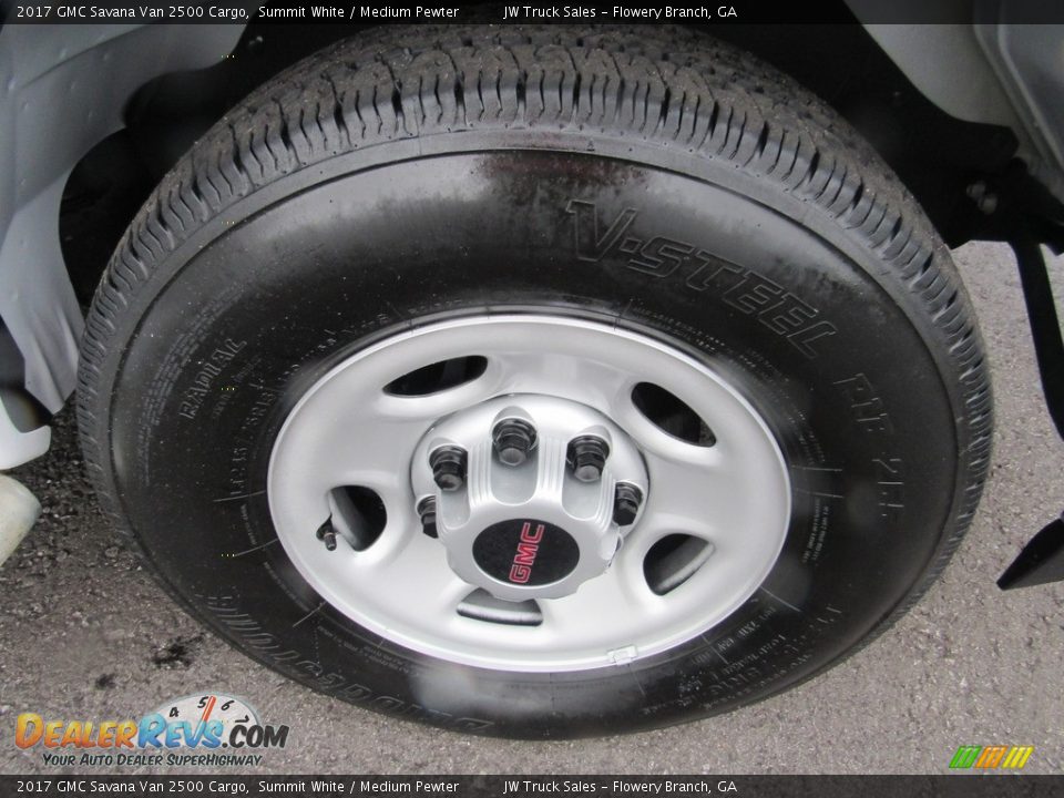 2017 GMC Savana Van 2500 Cargo Summit White / Medium Pewter Photo #36