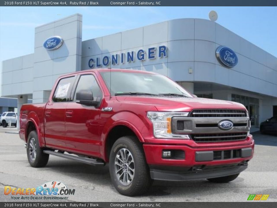 2018 Ford F150 XLT SuperCrew 4x4 Ruby Red / Black Photo #1