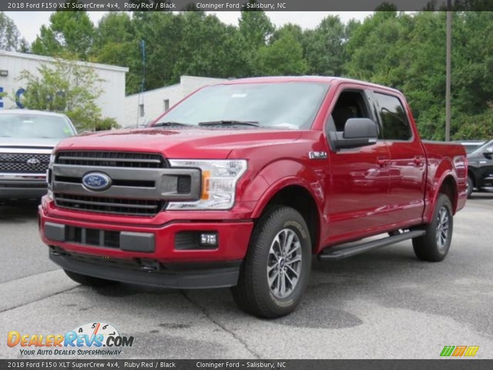 2018 Ford F150 XLT SuperCrew 4x4 Ruby Red / Black Photo #3