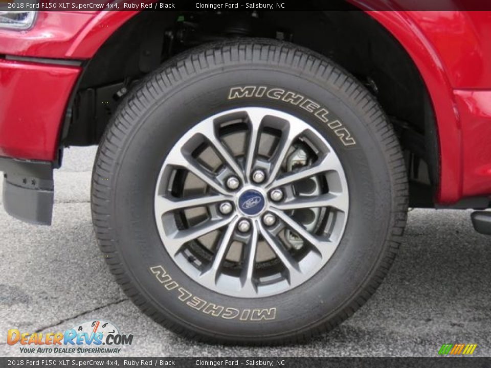 2018 Ford F150 XLT SuperCrew 4x4 Ruby Red / Black Photo #4