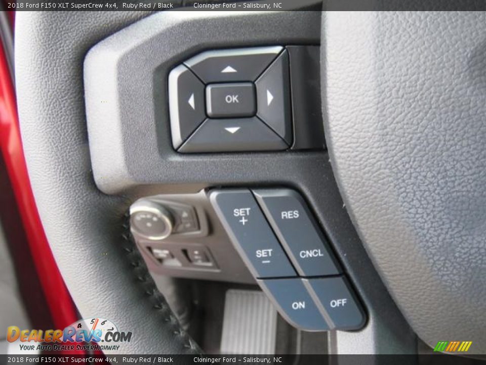 2018 Ford F150 XLT SuperCrew 4x4 Ruby Red / Black Photo #16