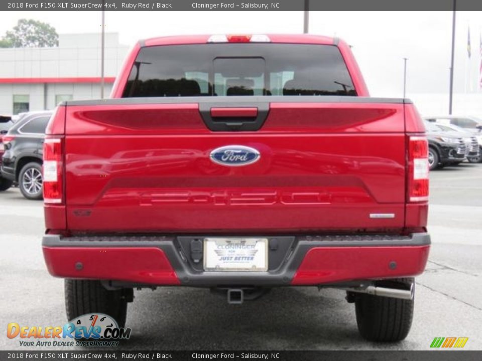 2018 Ford F150 XLT SuperCrew 4x4 Ruby Red / Black Photo #23