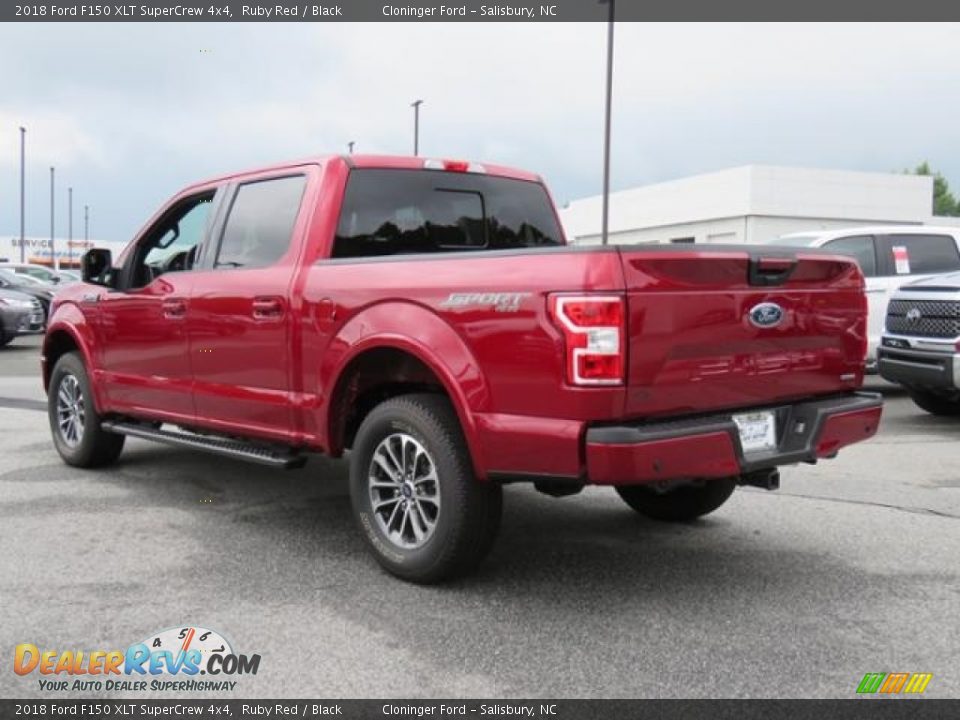 2018 Ford F150 XLT SuperCrew 4x4 Ruby Red / Black Photo #24