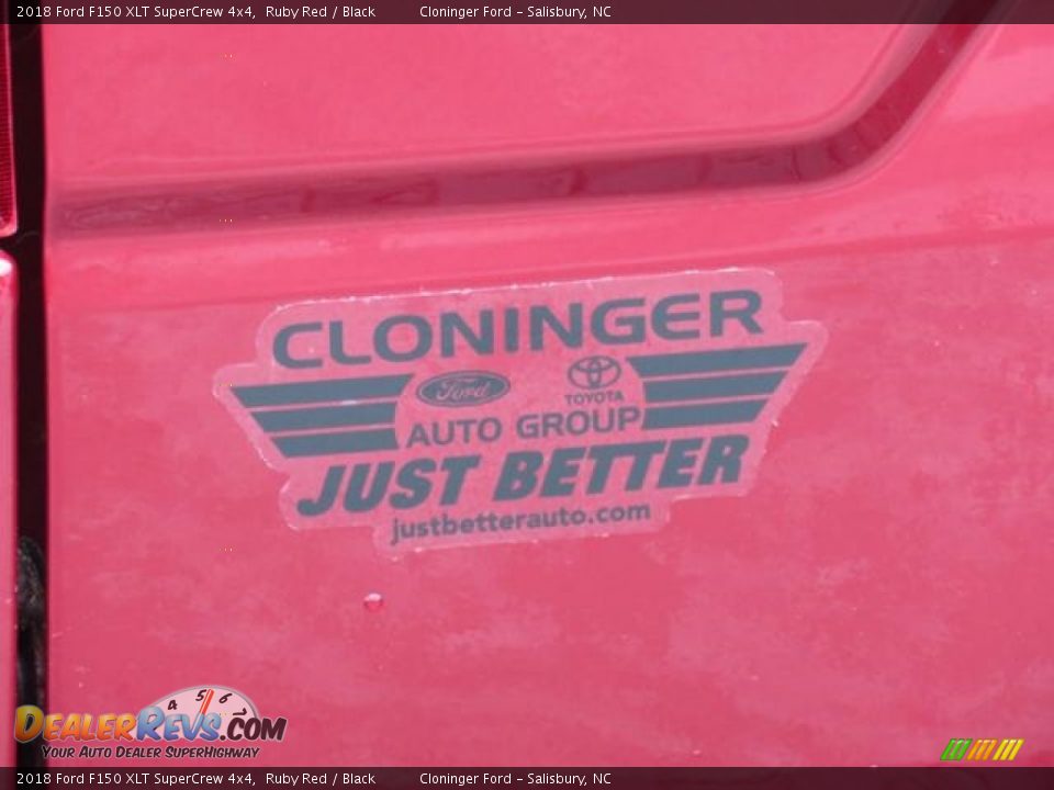 2018 Ford F150 XLT SuperCrew 4x4 Ruby Red / Black Photo #25
