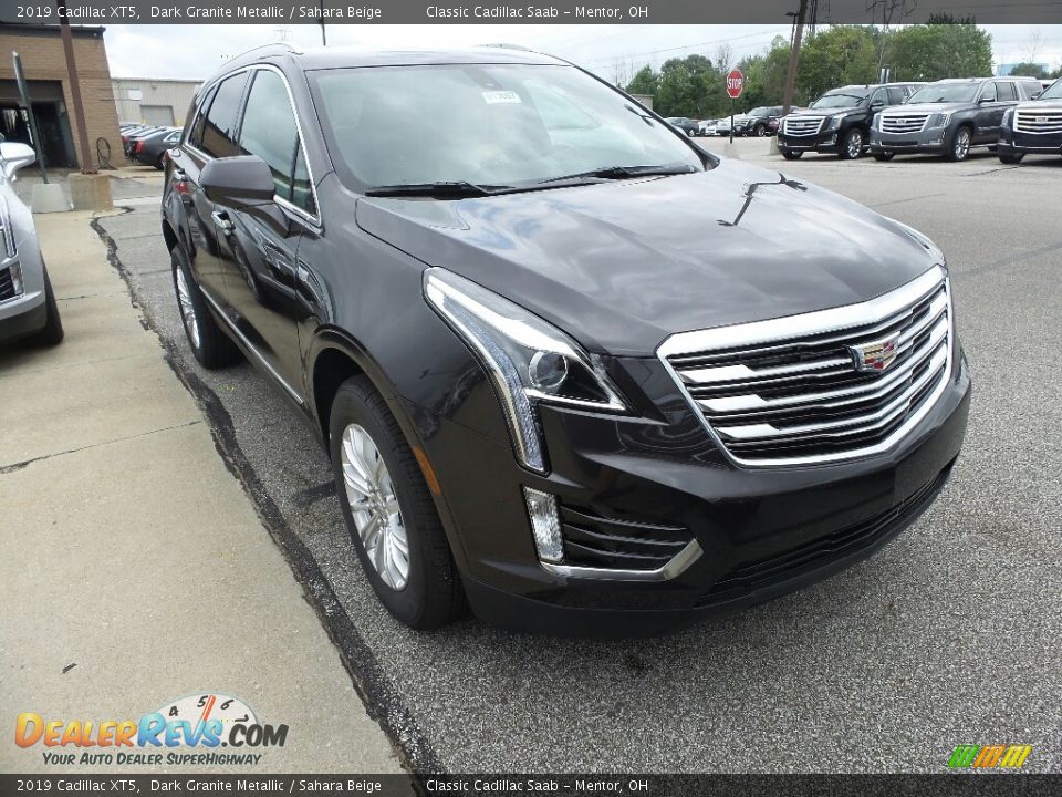 2019 Cadillac XT5 Dark Granite Metallic / Sahara Beige Photo 1