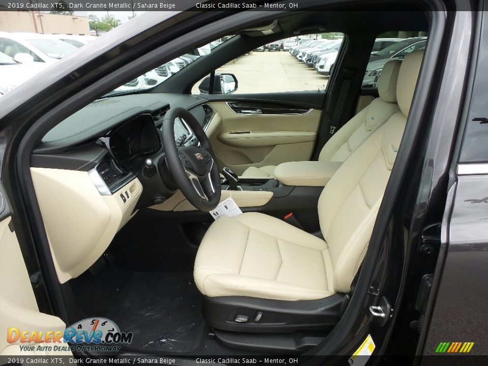 2019 Cadillac XT5 Dark Granite Metallic / Sahara Beige Photo #3