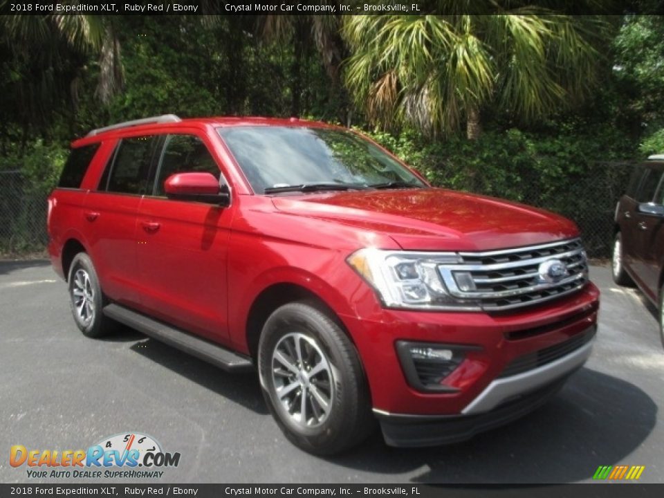 2018 Ford Expedition XLT Ruby Red / Ebony Photo #1