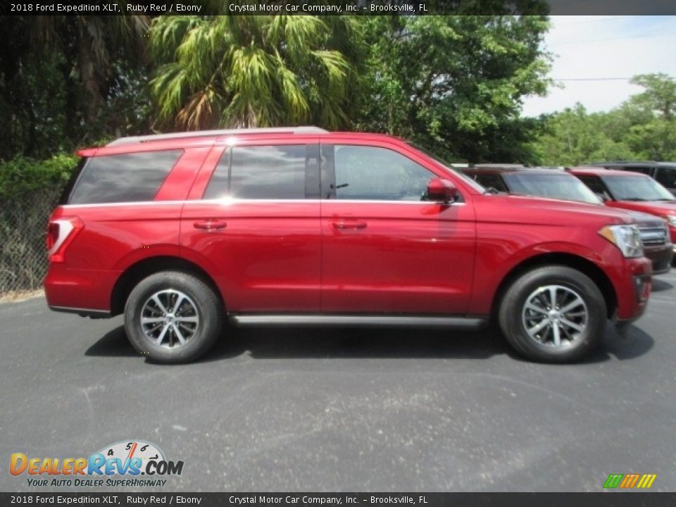 2018 Ford Expedition XLT Ruby Red / Ebony Photo #3