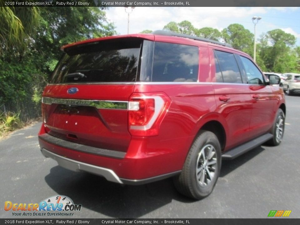2018 Ford Expedition XLT Ruby Red / Ebony Photo #4