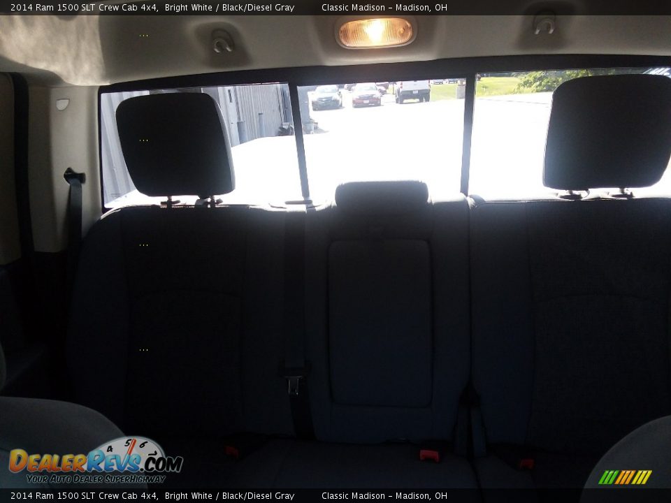 2014 Ram 1500 SLT Crew Cab 4x4 Bright White / Black/Diesel Gray Photo #17