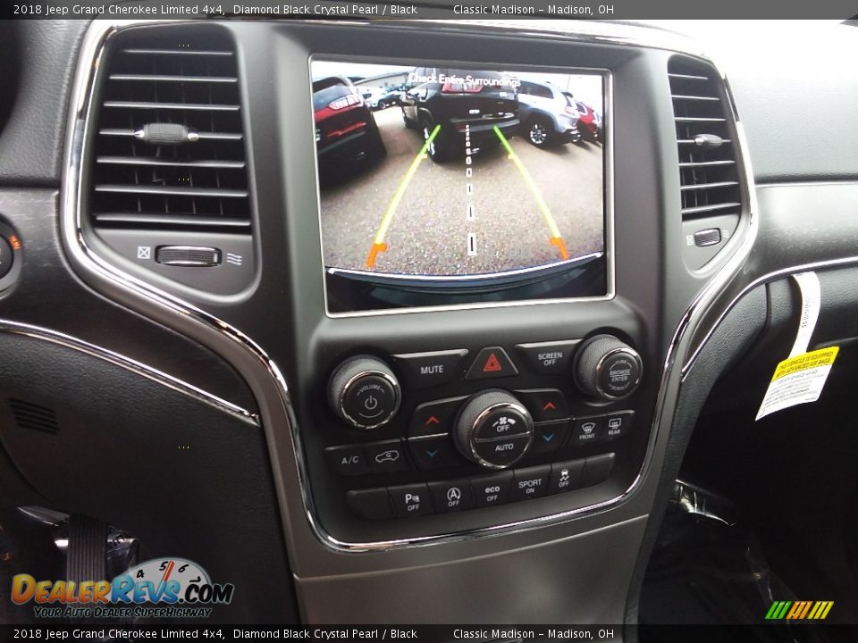 2018 Jeep Grand Cherokee Limited 4x4 Diamond Black Crystal Pearl / Black Photo #10