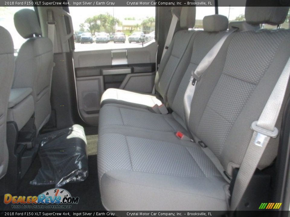 2018 Ford F150 XLT SuperCrew 4x4 Ingot Silver / Earth Gray Photo #6