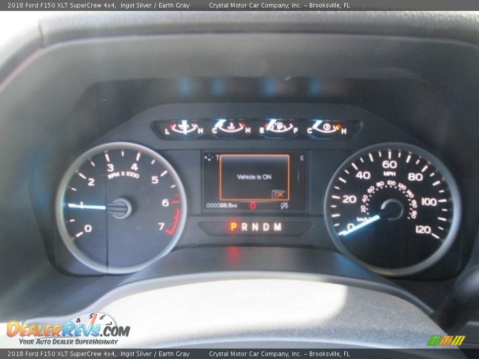 2018 Ford F150 XLT SuperCrew 4x4 Ingot Silver / Earth Gray Photo #8