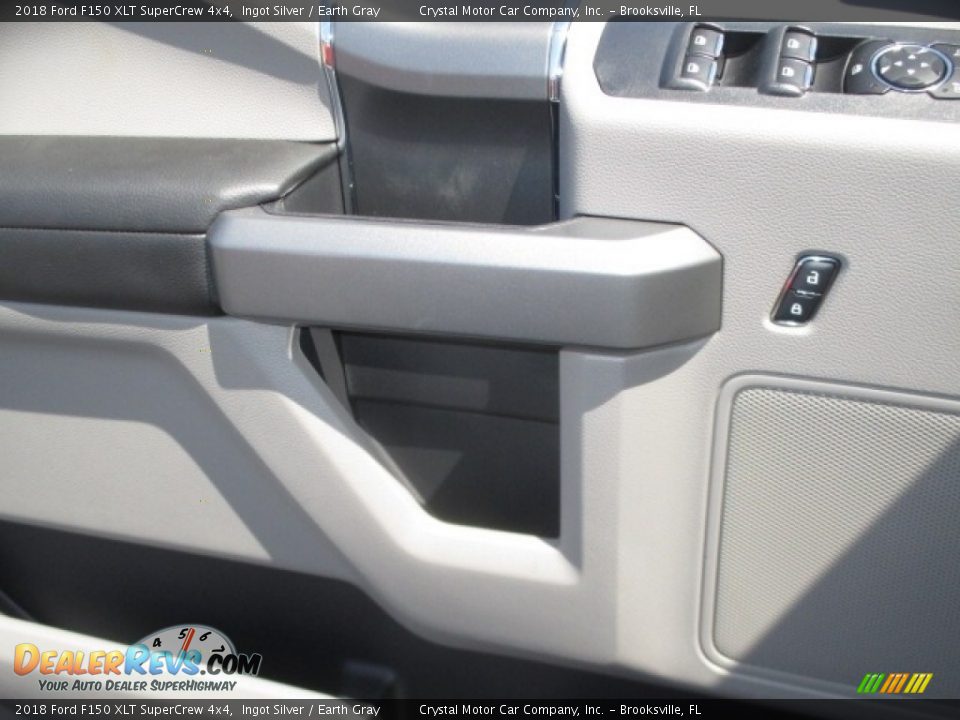 2018 Ford F150 XLT SuperCrew 4x4 Ingot Silver / Earth Gray Photo #11