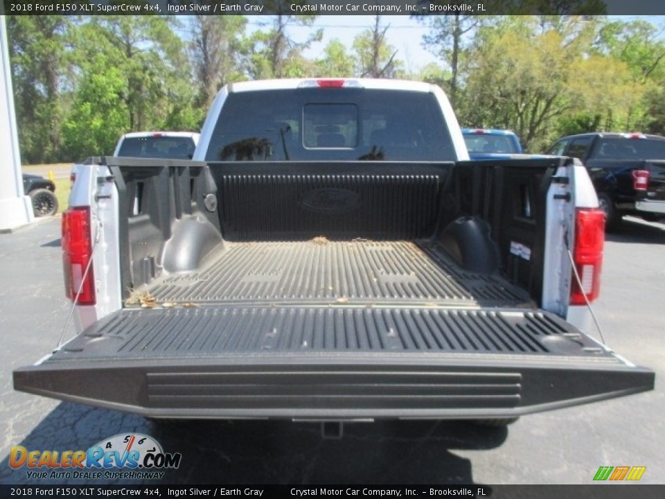 2018 Ford F150 XLT SuperCrew 4x4 Ingot Silver / Earth Gray Photo #12