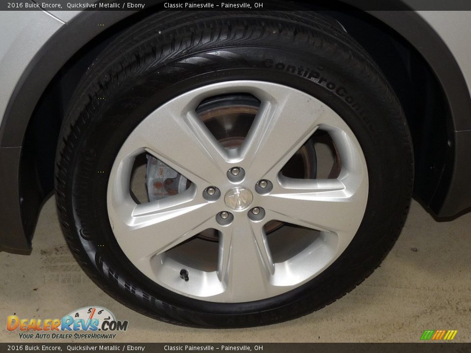 2016 Buick Encore Quicksilver Metallic / Ebony Photo #5