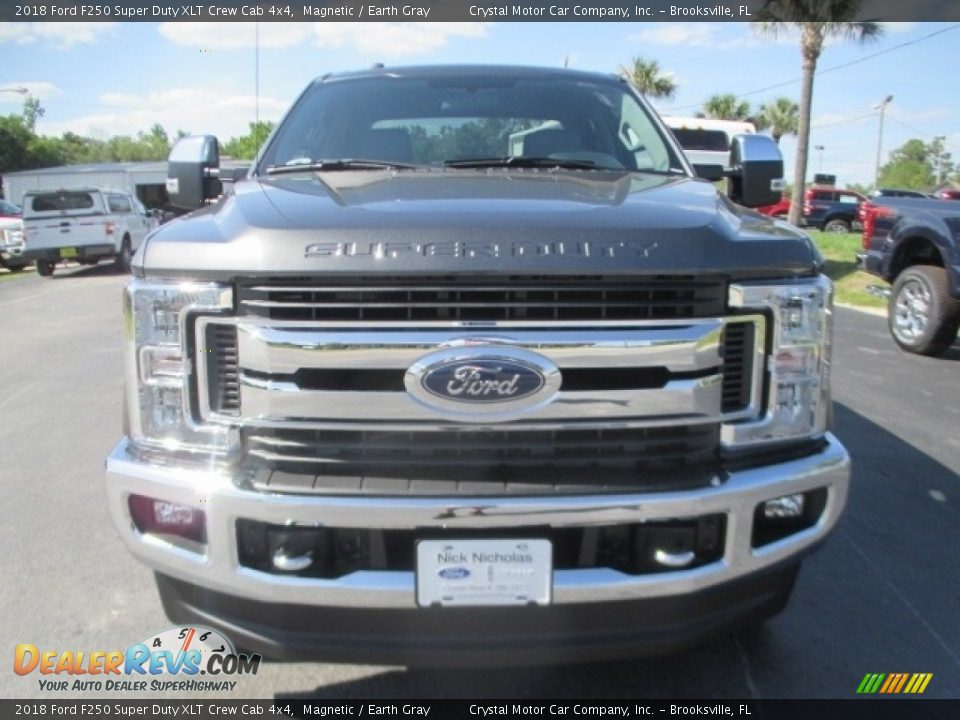 2018 Ford F250 Super Duty XLT Crew Cab 4x4 Magnetic / Earth Gray Photo #2