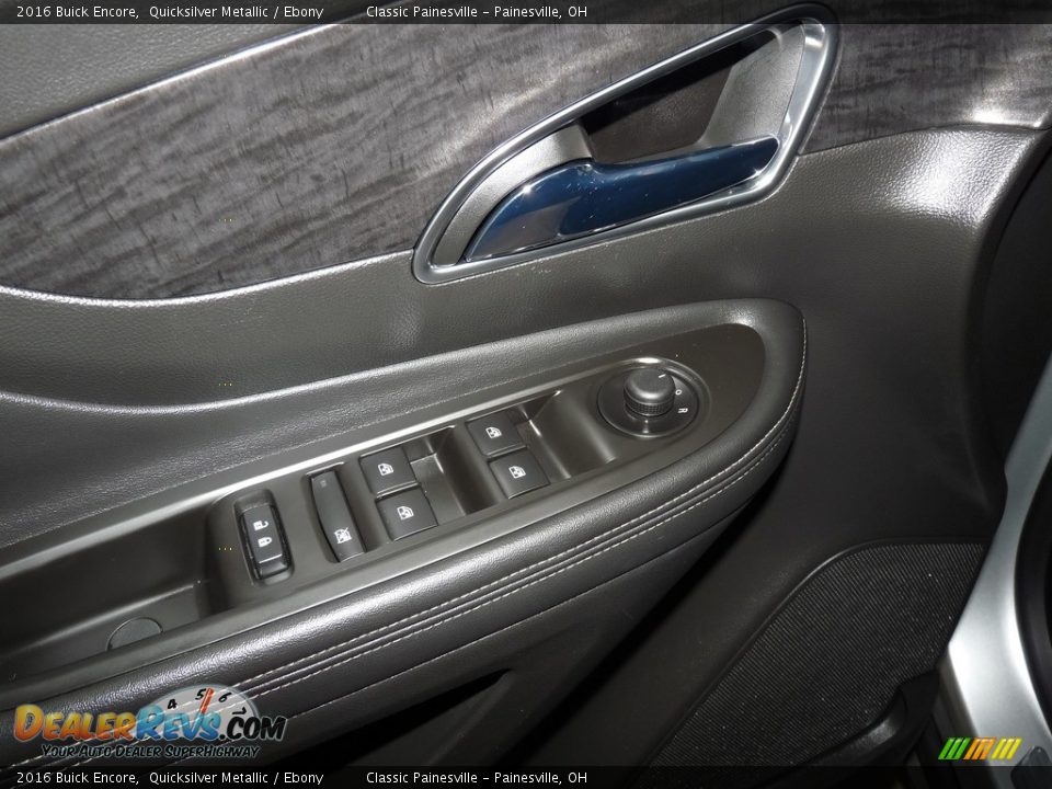 2016 Buick Encore Quicksilver Metallic / Ebony Photo #10