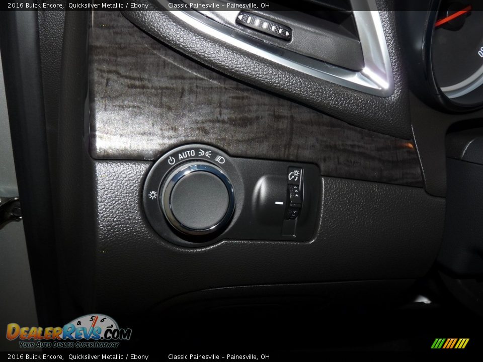 2016 Buick Encore Quicksilver Metallic / Ebony Photo #11