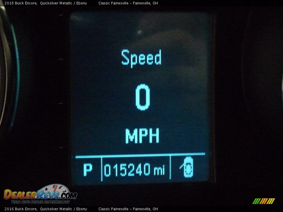 2016 Buick Encore Quicksilver Metallic / Ebony Photo #15