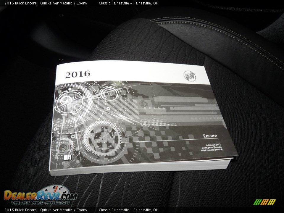 2016 Buick Encore Quicksilver Metallic / Ebony Photo #16