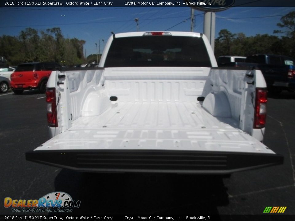 2018 Ford F150 XLT SuperCrew Oxford White / Earth Gray Photo #19