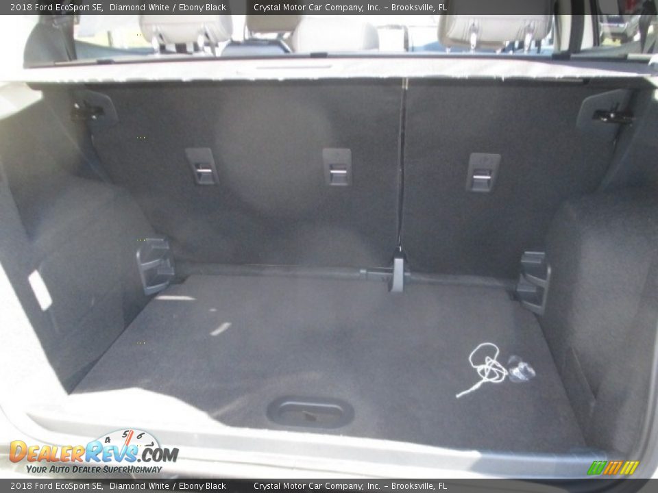 2018 Ford EcoSport SE Diamond White / Ebony Black Photo #11