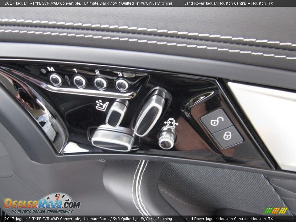 Controls of 2017 Jaguar F-TYPE SVR AWD Convertible Photo #17