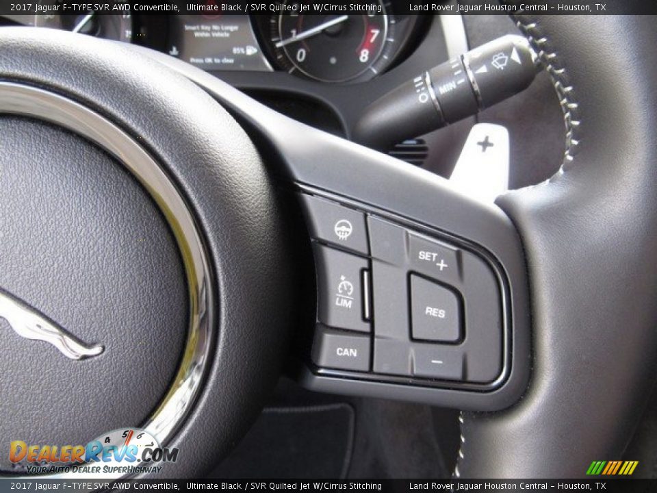 2017 Jaguar F-TYPE SVR AWD Convertible Steering Wheel Photo #28