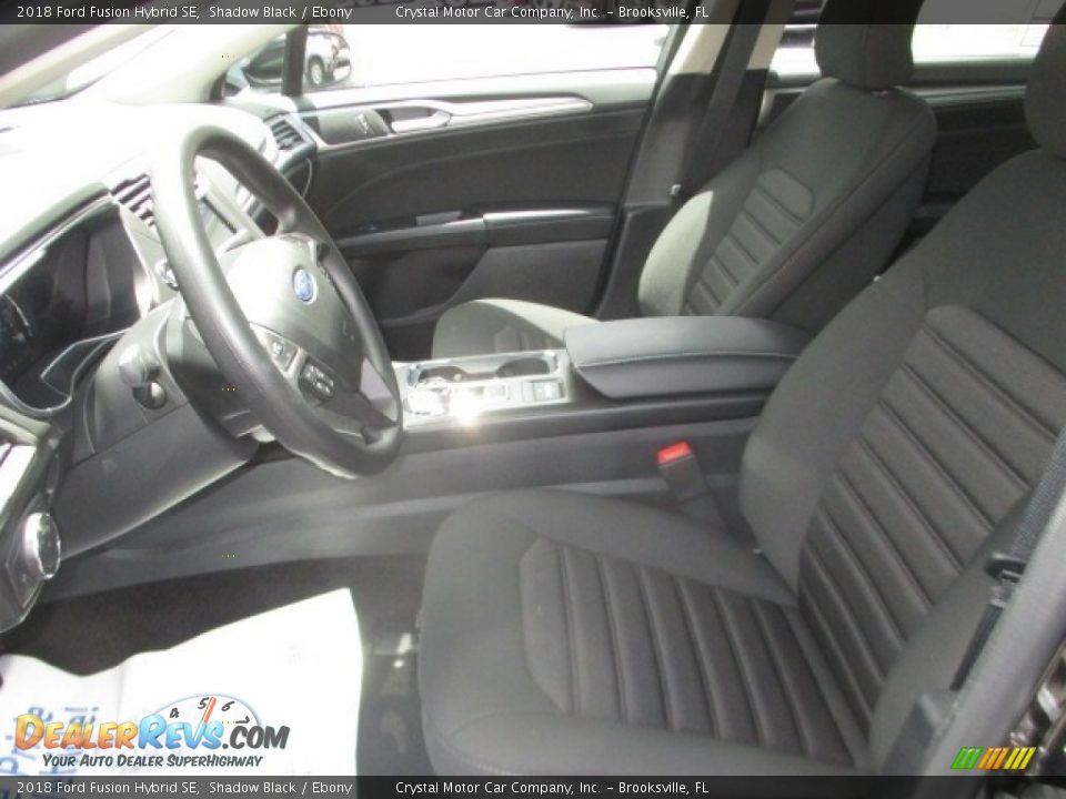 2018 Ford Fusion Hybrid SE Shadow Black / Ebony Photo #5