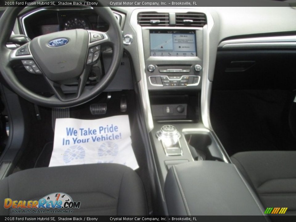 2018 Ford Fusion Hybrid SE Shadow Black / Ebony Photo #7