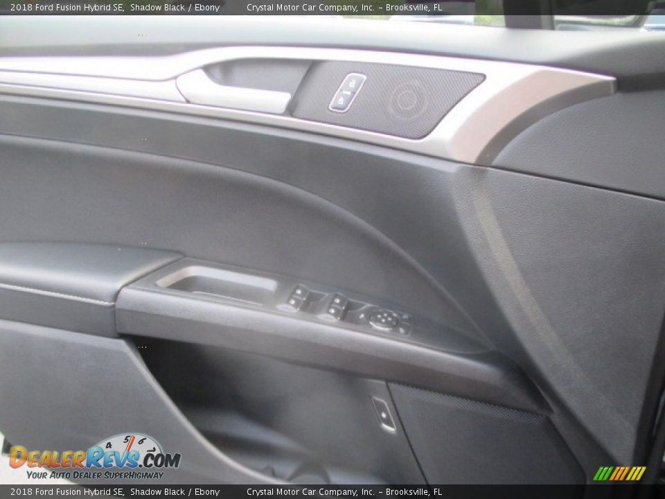 2018 Ford Fusion Hybrid SE Shadow Black / Ebony Photo #10