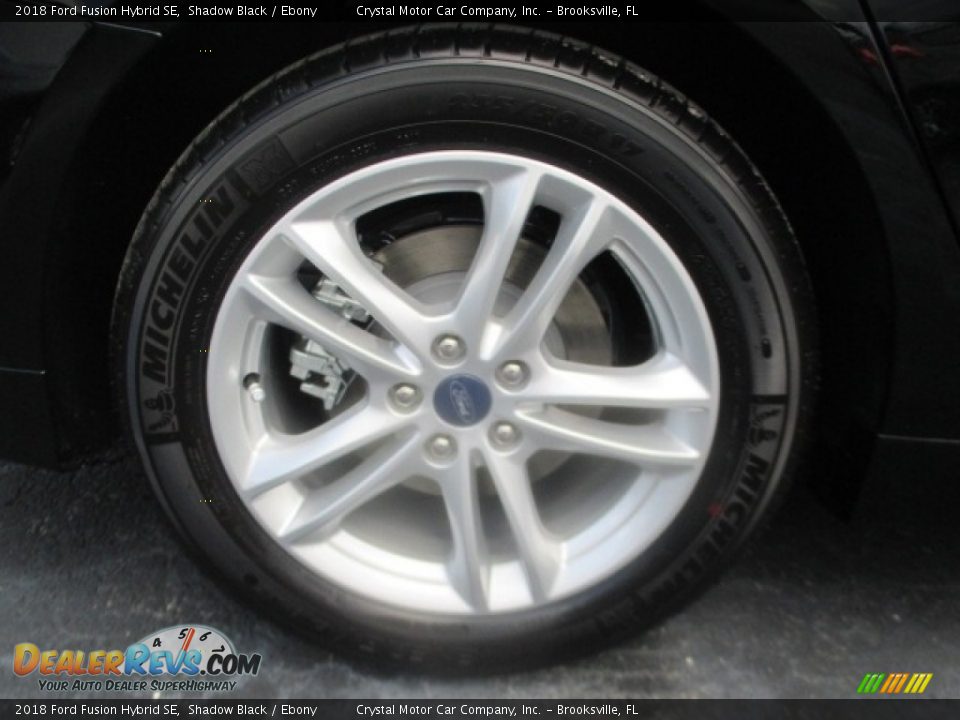2018 Ford Fusion Hybrid SE Shadow Black / Ebony Photo #12