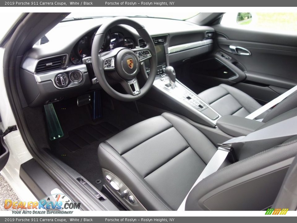 Black Interior - 2019 Porsche 911 Carrera Coupe Photo #11