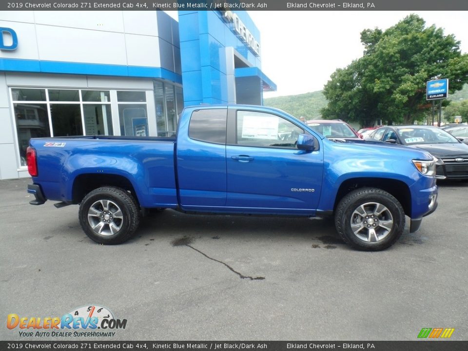 Kinetic Blue Metallic 2019 Chevrolet Colorado Z71 Extended Cab 4x4 Photo #4