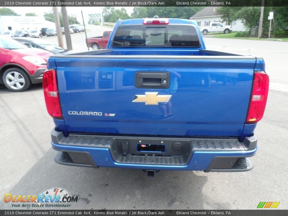 2019 Chevrolet Colorado Z71 Extended Cab 4x4 Kinetic Blue Metallic / Jet Black/Dark Ash Photo #6