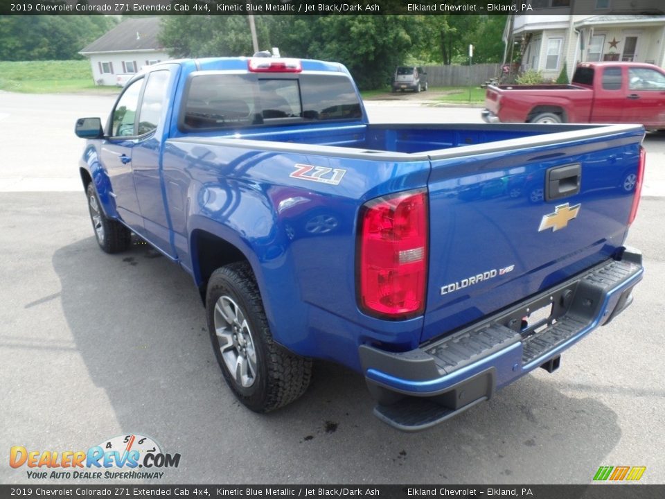 2019 Chevrolet Colorado Z71 Extended Cab 4x4 Kinetic Blue Metallic / Jet Black/Dark Ash Photo #7