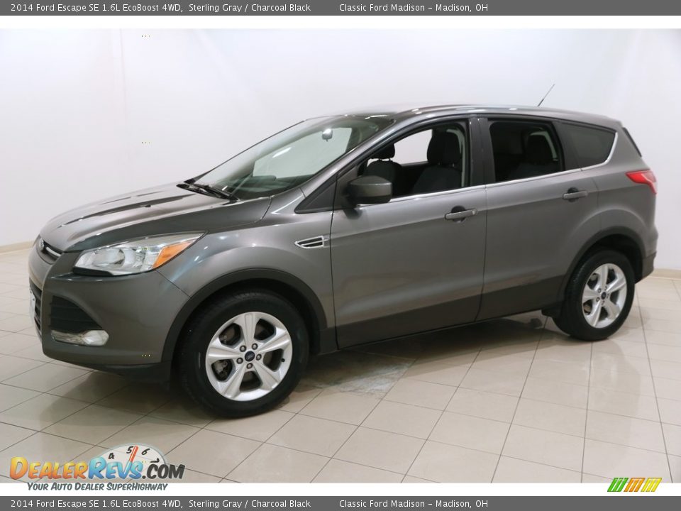 2014 Ford Escape SE 1.6L EcoBoost 4WD Sterling Gray / Charcoal Black Photo #3