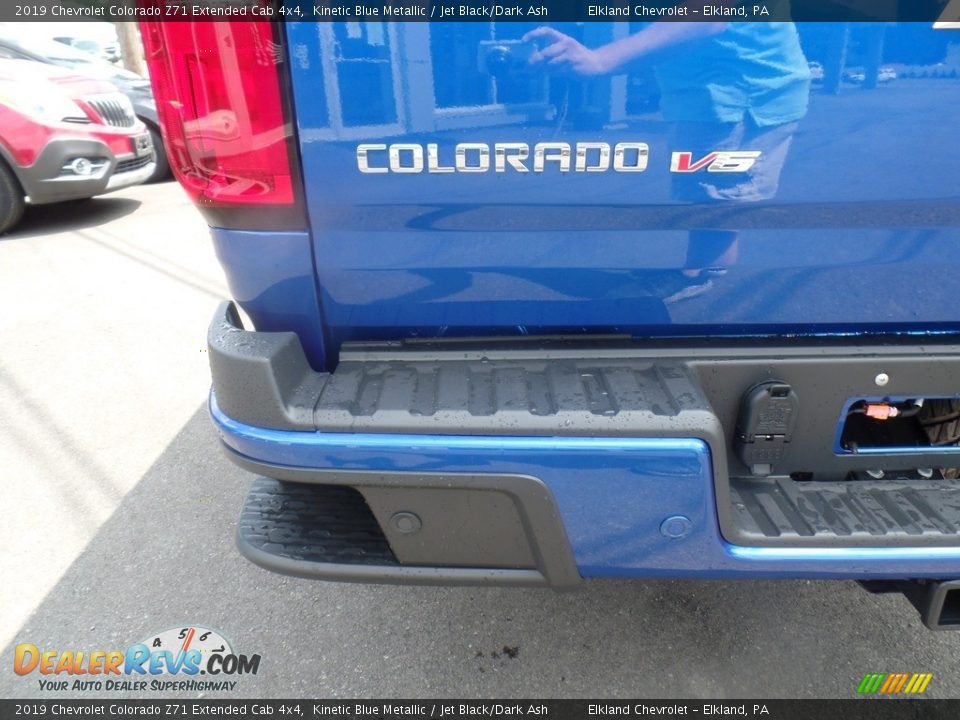 2019 Chevrolet Colorado Z71 Extended Cab 4x4 Kinetic Blue Metallic / Jet Black/Dark Ash Photo #11