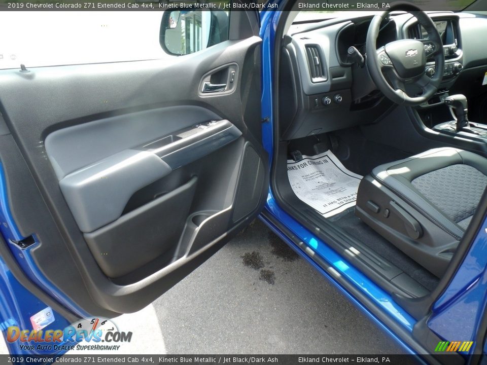 2019 Chevrolet Colorado Z71 Extended Cab 4x4 Kinetic Blue Metallic / Jet Black/Dark Ash Photo #12