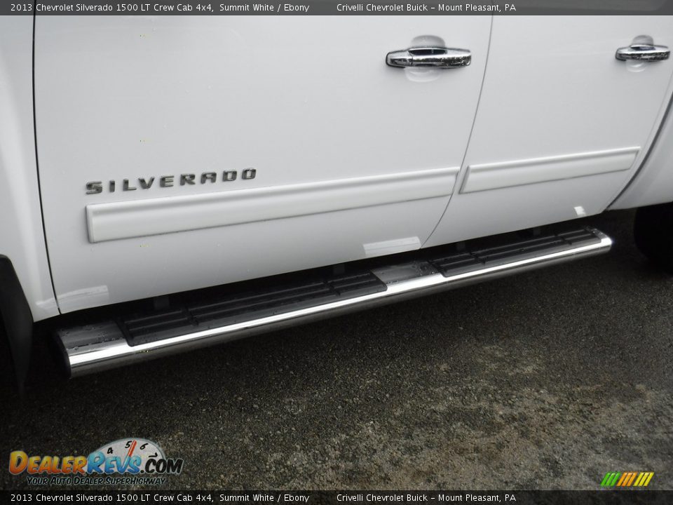 2013 Chevrolet Silverado 1500 LT Crew Cab 4x4 Summit White / Ebony Photo #3