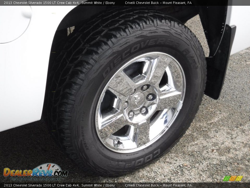 2013 Chevrolet Silverado 1500 LT Crew Cab 4x4 Summit White / Ebony Photo #6
