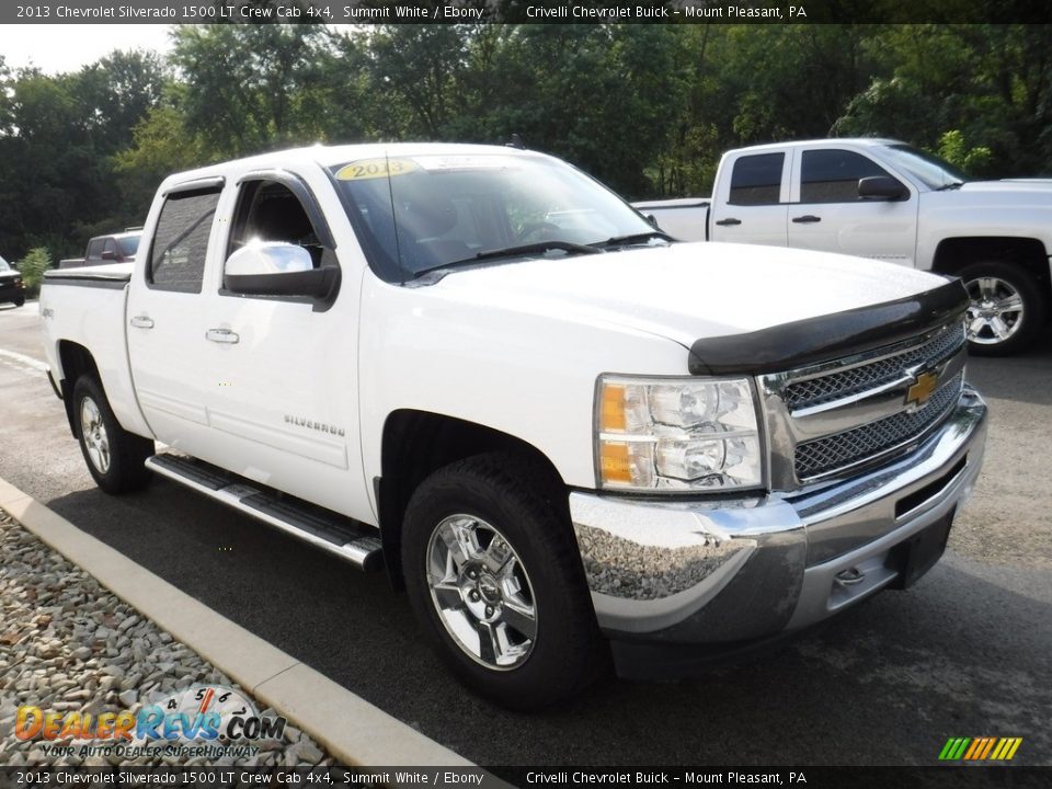 2013 Chevrolet Silverado 1500 LT Crew Cab 4x4 Summit White / Ebony Photo #8