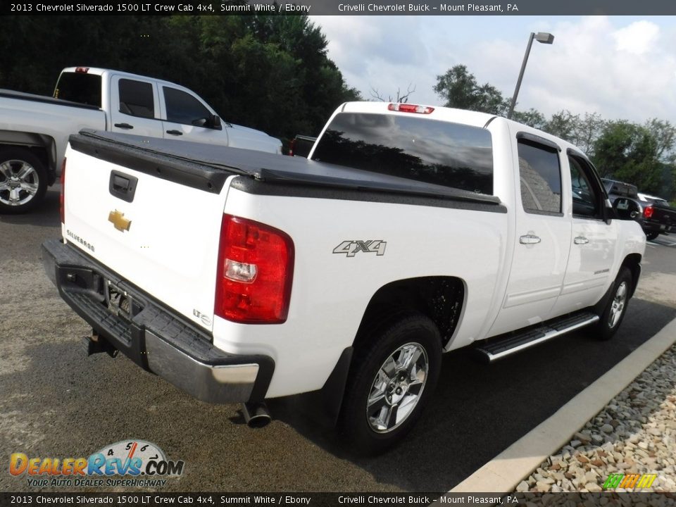 2013 Chevrolet Silverado 1500 LT Crew Cab 4x4 Summit White / Ebony Photo #9