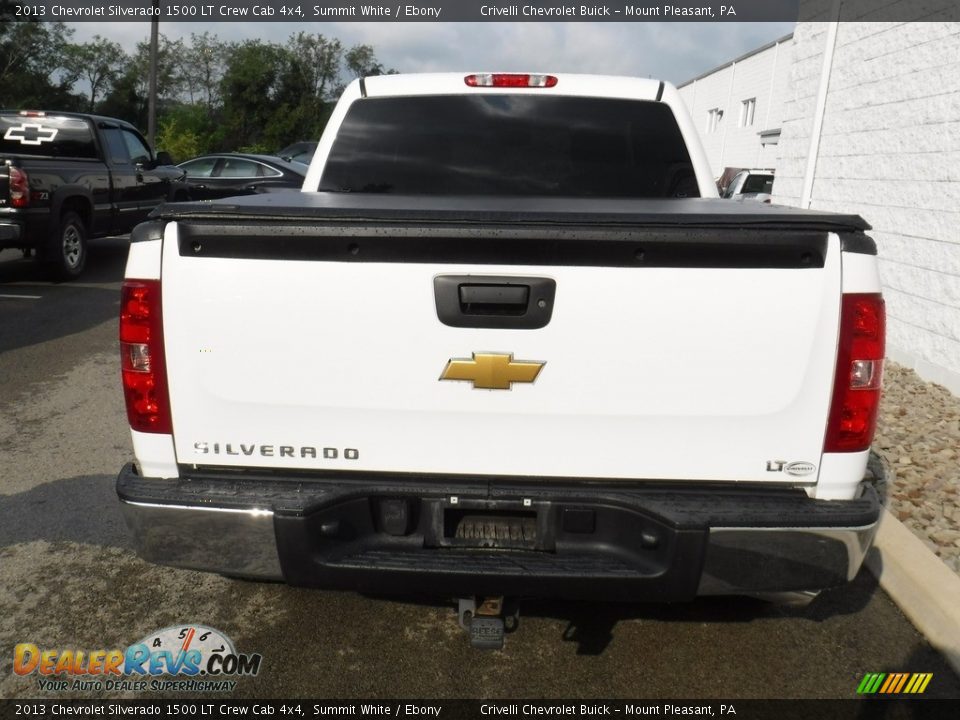 2013 Chevrolet Silverado 1500 LT Crew Cab 4x4 Summit White / Ebony Photo #10