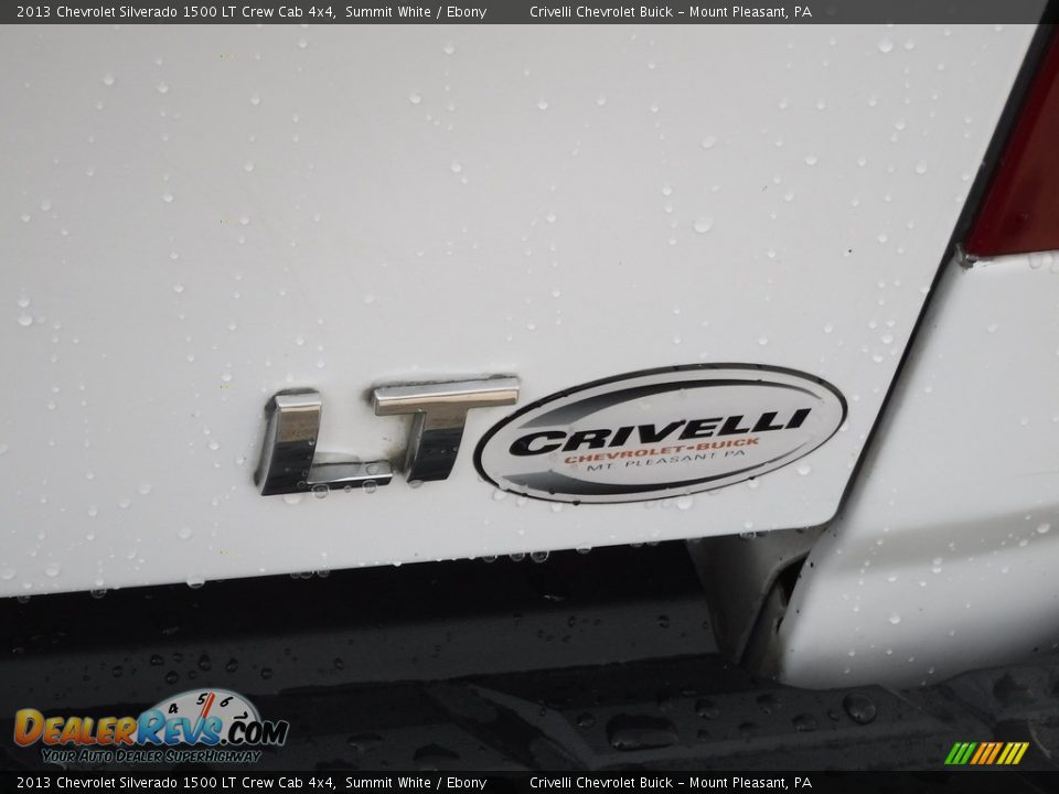 2013 Chevrolet Silverado 1500 LT Crew Cab 4x4 Summit White / Ebony Photo #11